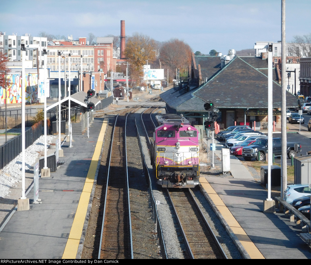 MBTA 1116 at Framingham Station